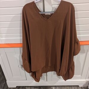 Brown blouse